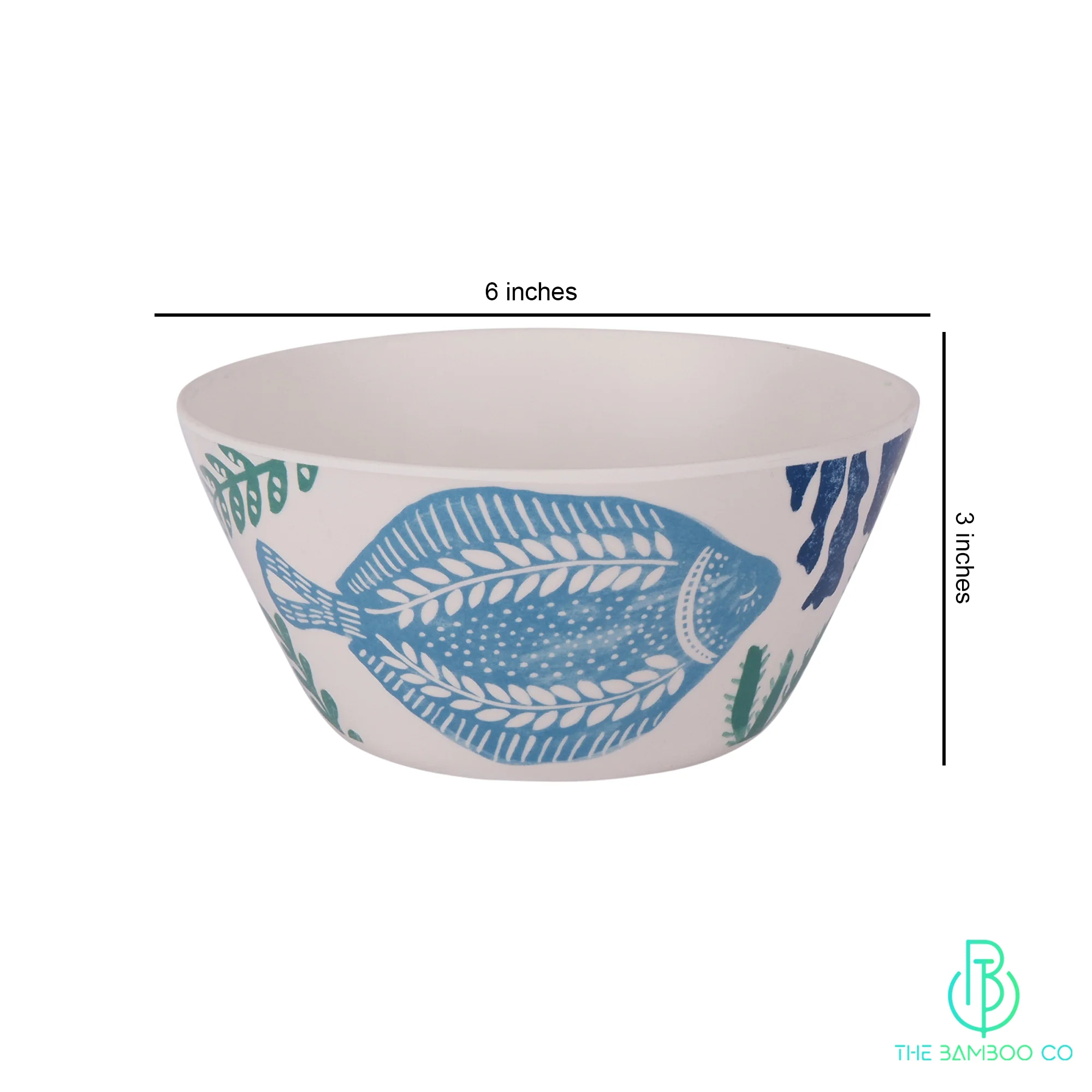 Aquatic Blue Small Fruit/Snack Bowl -Set of 4 - Image 3