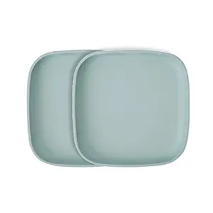 Kids Bamboo Classic Square Plate- Set of 2 - Image 5
