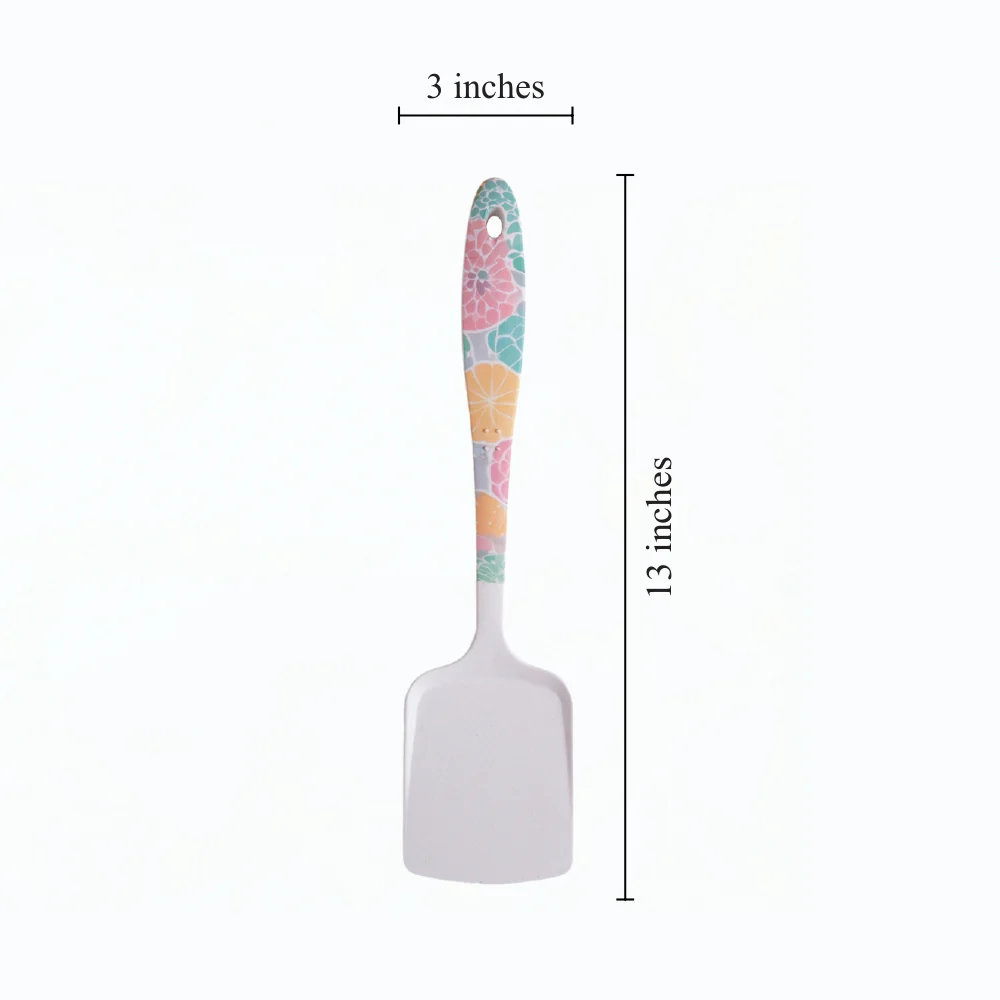 Spring Hues Bamboo Serving Spoons & Turner - Image 6
